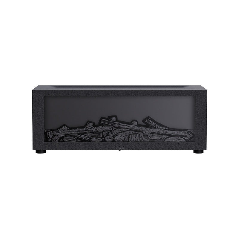 New Flame Aromatherapy machine, a stylish black essential oil diffuser with a realistic flame effect.