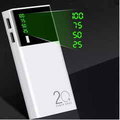 New 20000Mah Power Bank Black Rice Power Bank
