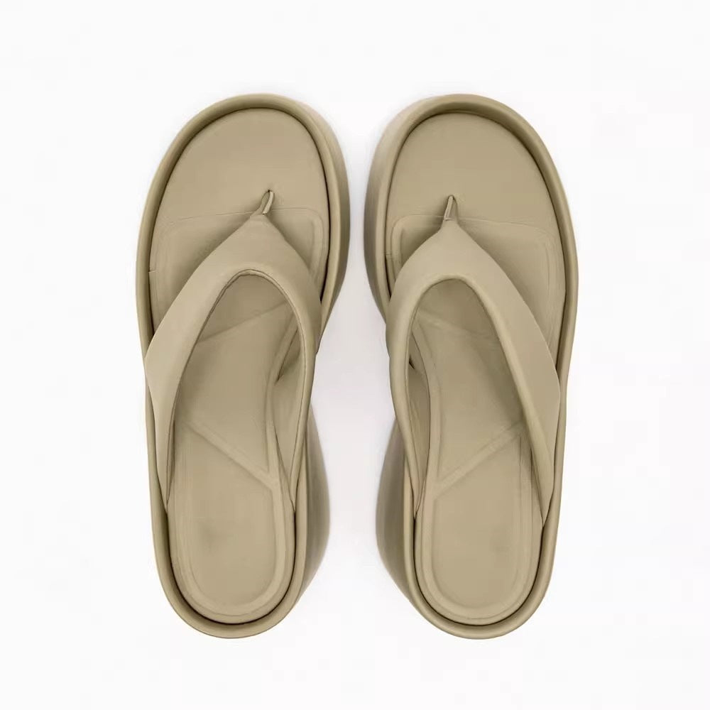 High-heeled Fashionable Thick-soled Non-slip Beach Shoes