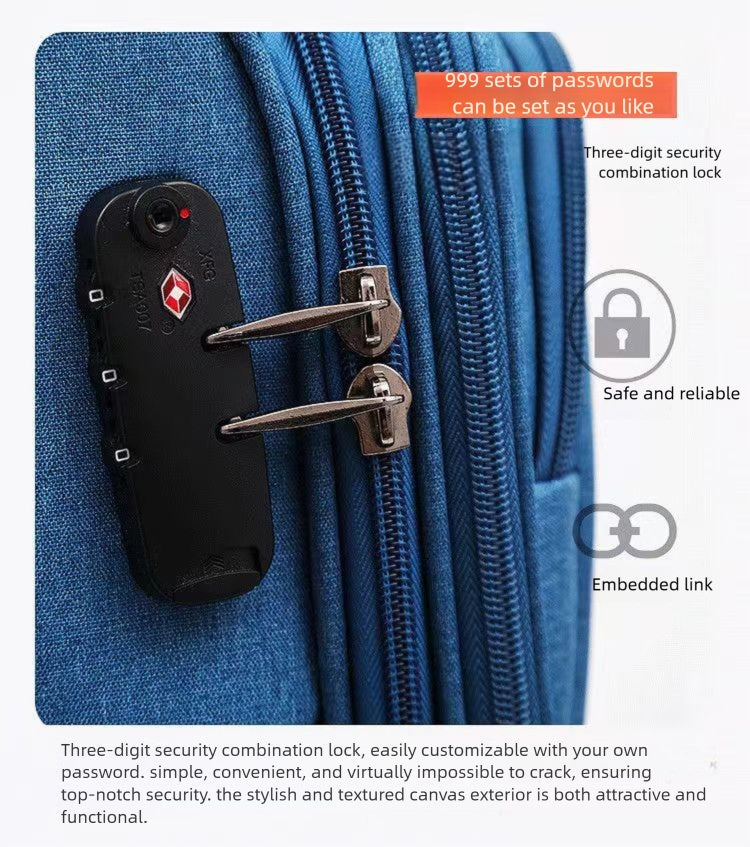 waterproof oxford cloth suitcase