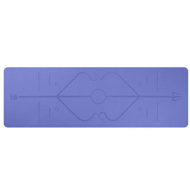 Non Slip TPE Yoga Mat Position