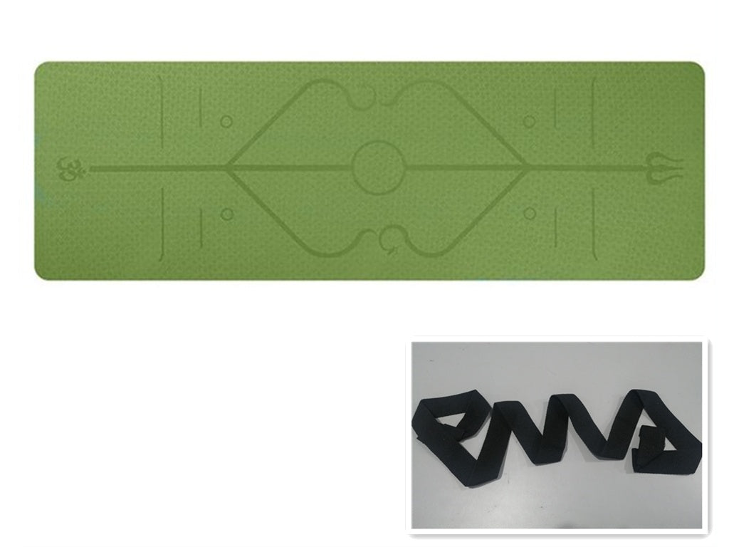 Non Slip TPE Yoga Mat Position