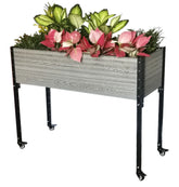 Urban Mobile Garden in Grey 45" L x 19" W x 36" H