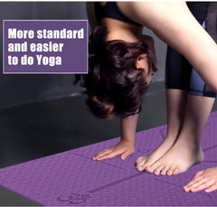 Non Slip TPE Yoga Mat Position