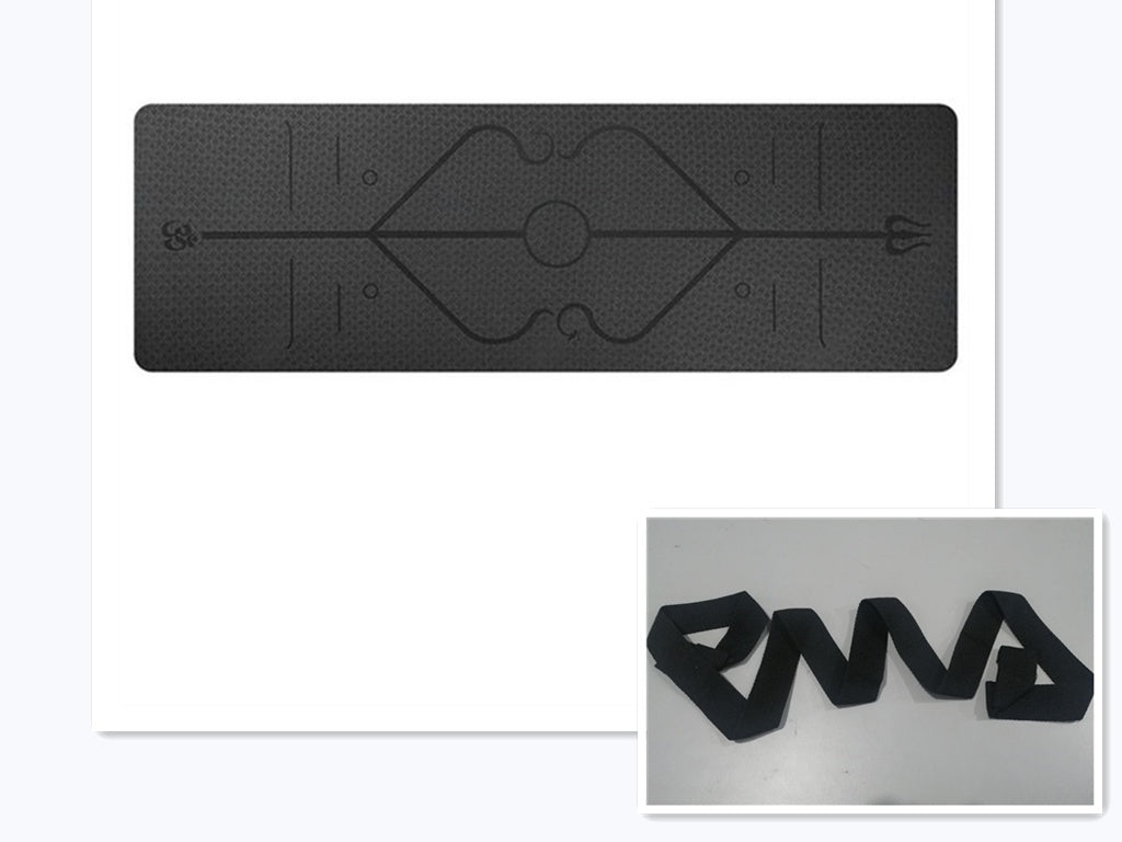 Non Slip TPE Yoga Mat Position