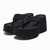High-heeled Fashionable Thick-soled Non-slip Beach Shoes