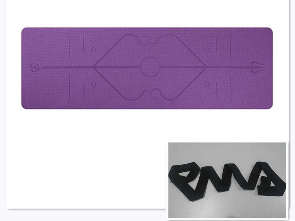 Non Slip TPE Yoga Mat Position