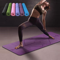 Non Slip TPE Yoga Mat Position