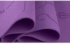 Non Slip TPE Yoga Mat Position