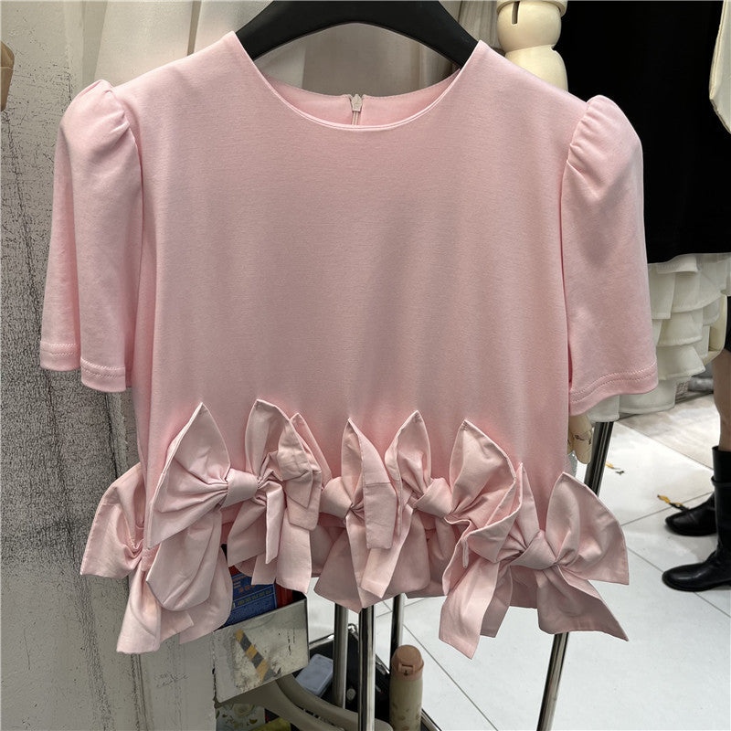 Round-neck Stretch T-shirt With A Zipper