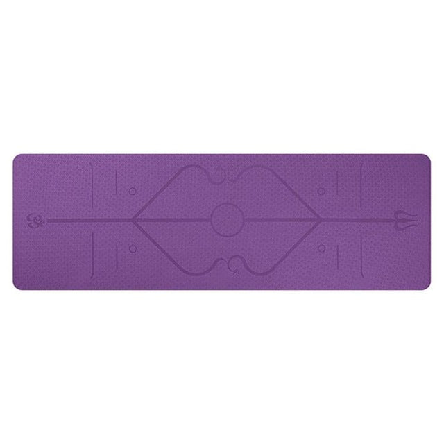 Non Slip TPE Yoga Mat Position