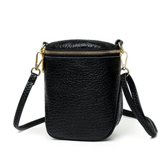 leather mobile phone crossbody bag
