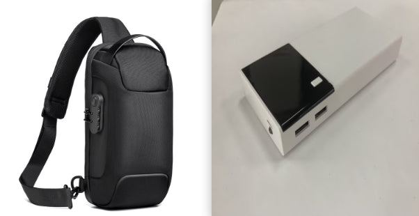 New 20000Mah Power Bank Black Rice Power Bank