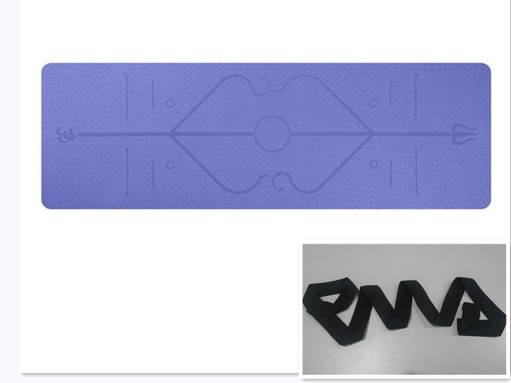 Non Slip TPE Yoga Mat Position