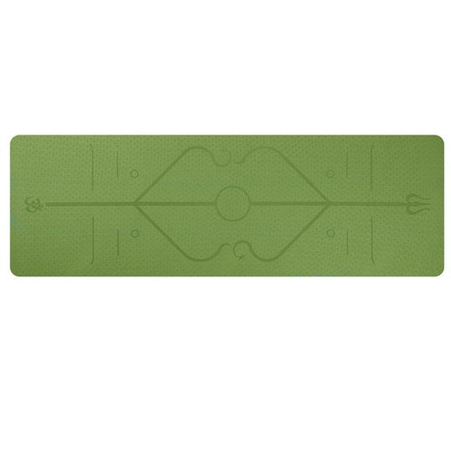 Non Slip TPE Yoga Mat Position