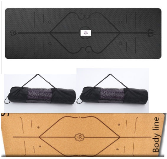 Non Slip TPE Yoga Mat Position