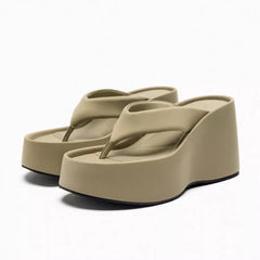 High-heeled Fashionable Thick-soled Non-slip Beach Shoes