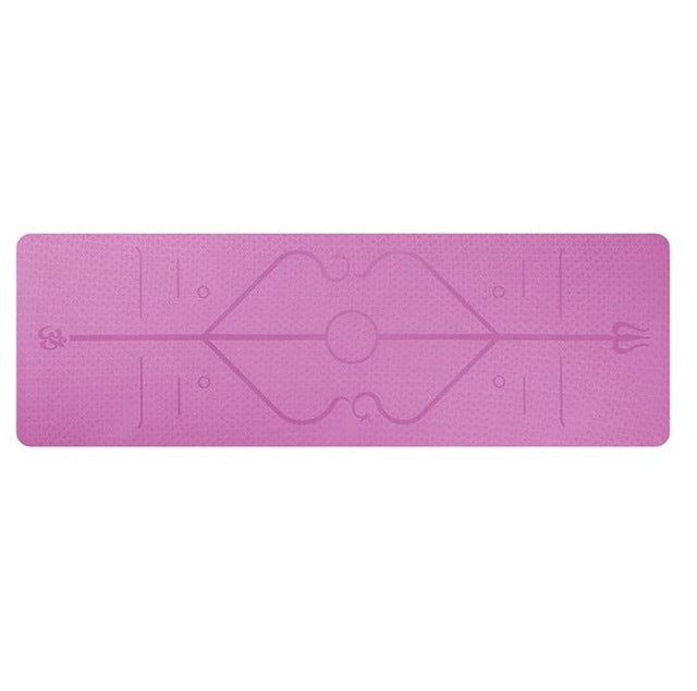 Non Slip TPE Yoga Mat Position