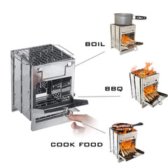 ightweight Camping Wood Stove 