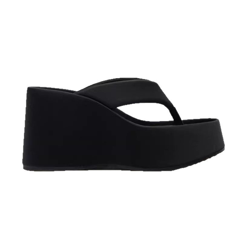 High-heeled Fashionable Thick-soled Non-slip Beach Shoes