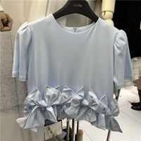 Round-neck Stretch T-shirt With A Zipper