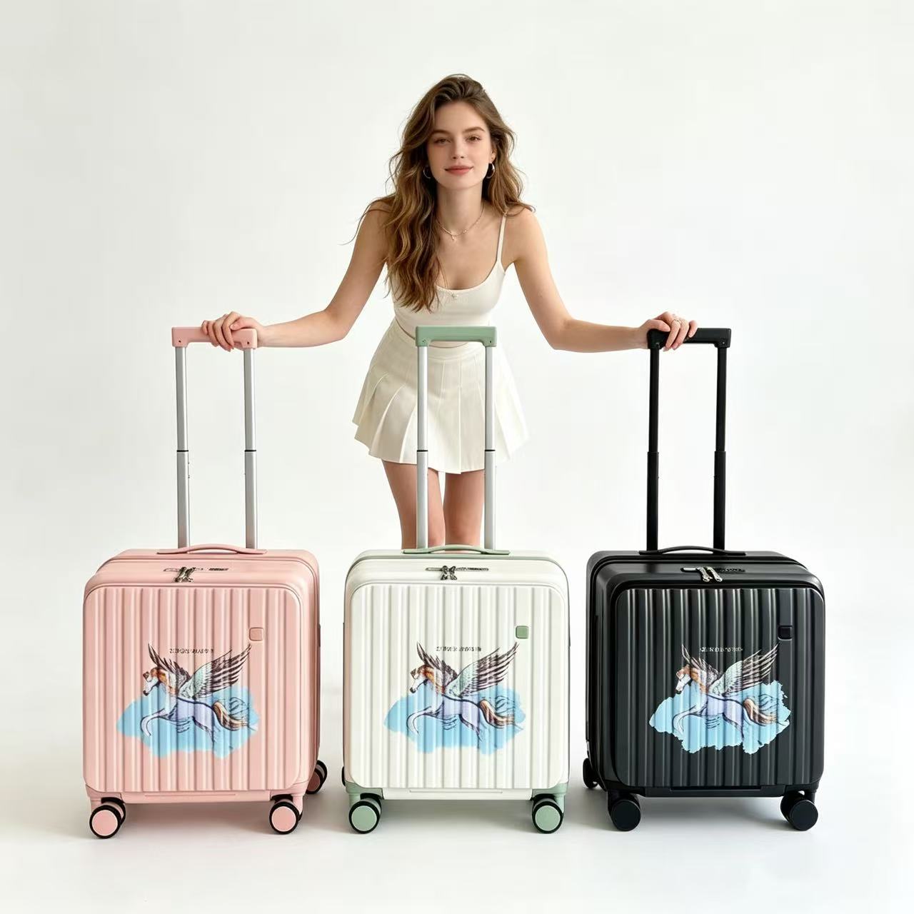 20 inch compact wheeled travel bag